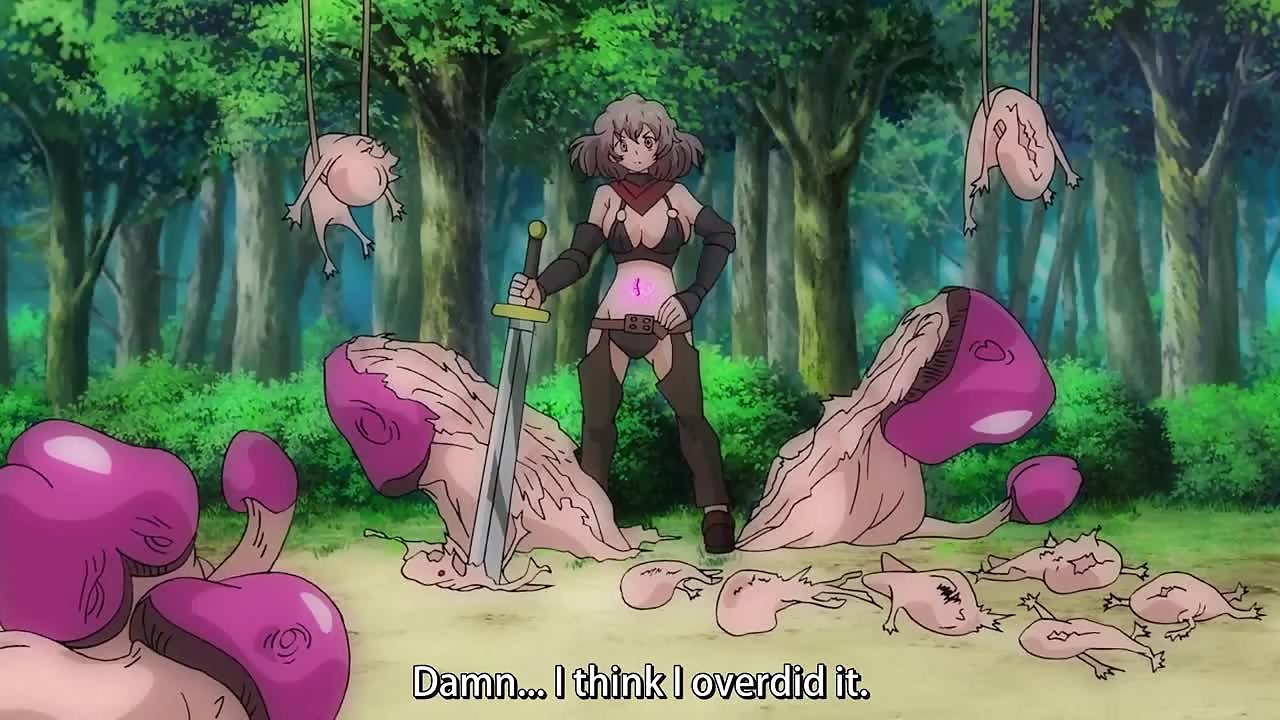 Branded Azel 1 – Warrior Anime Girl Is Gangbanged By Mushroom Monsters