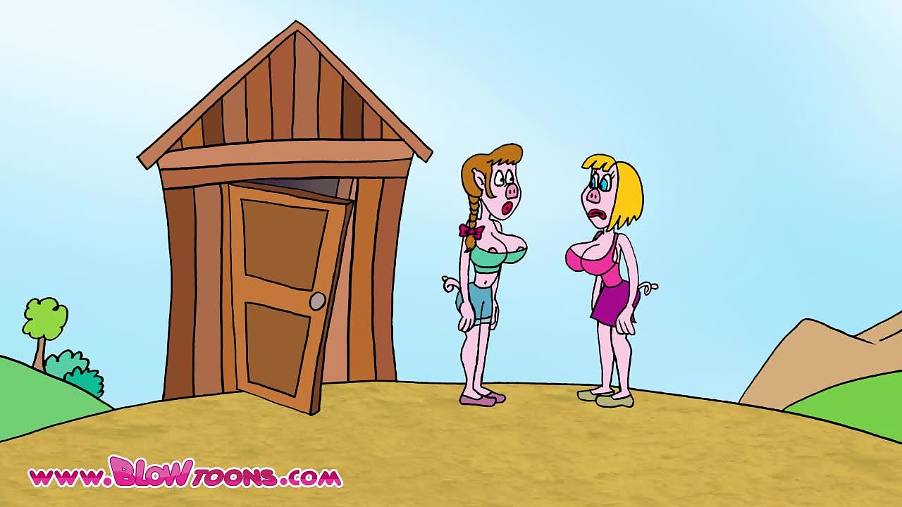 Blowtoon’s Cheeky Tales – Three Pigs Chased By The Big Bad Horny Wolf