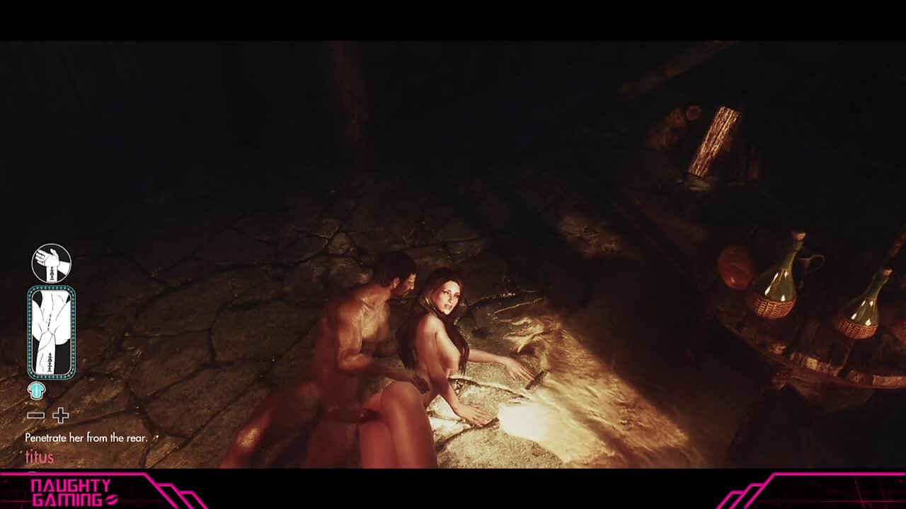 Animated Girl Is Having Sex With A New Male Lover In Skyrim