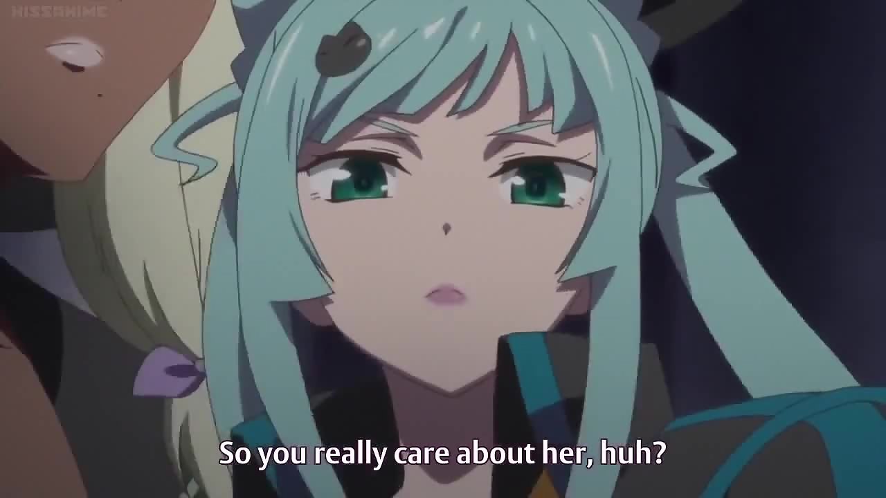 Hot Anime Babes Turn In To Weapons And Cars After Lesbian Kissing