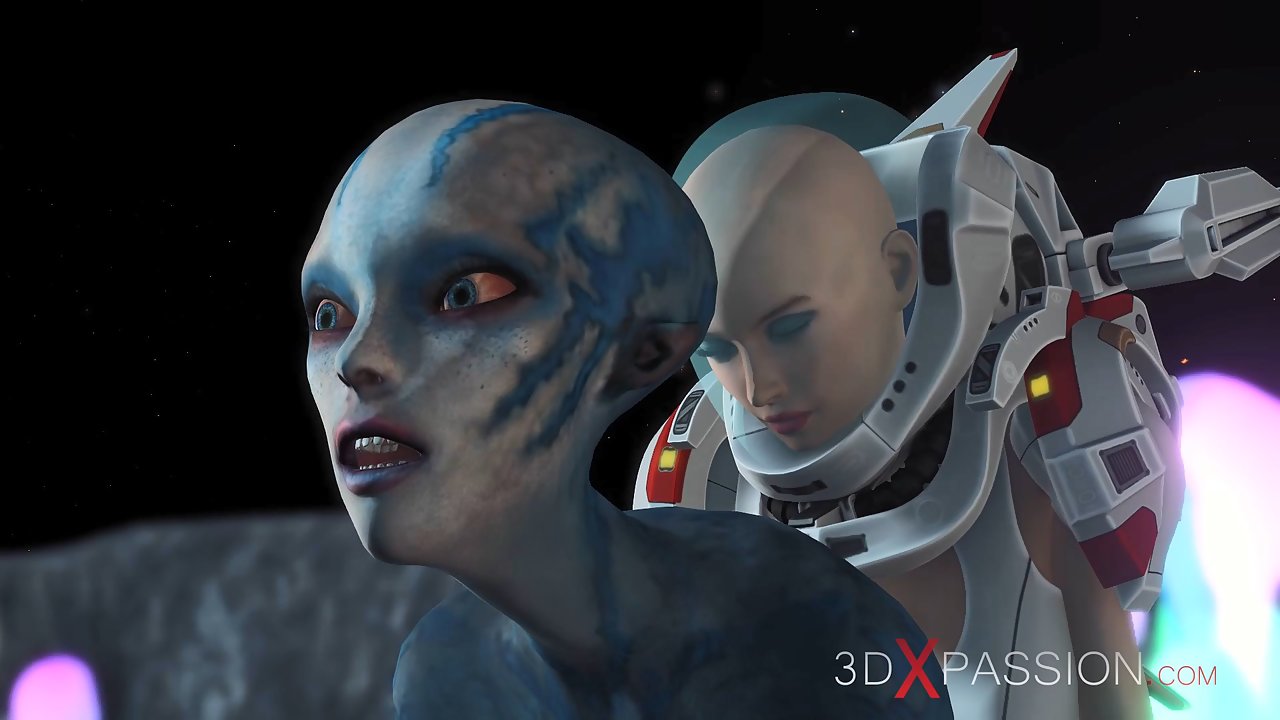 Hot Sex On The Exoplanet – An Alien Gets Fucked By A Spacewoman With Strapon