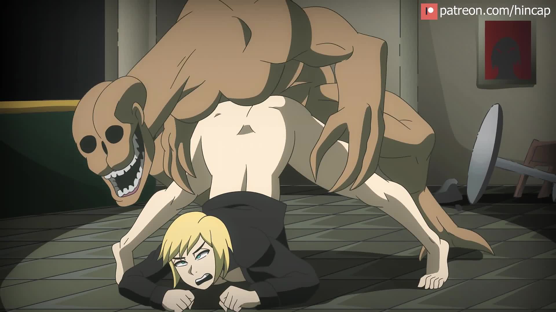 Parasite Eve The Stranger - Futa Monster Attacks With Big Purple Dick